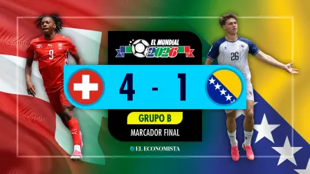 Suiza 4 - 1 Bosnia y Herzegovina