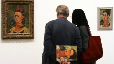 La retrospectiva "Frida: The Making of an Icon" ha impuesto récord de ventas previo a su apertura. Foto: AFP