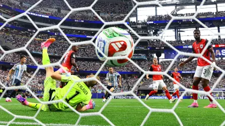 Gol de Messi, durante el encuentro entre Argentina y Austria en la Fase de Grupos del Mundial de futbol 2026.