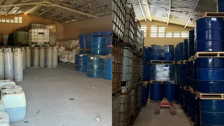 Metanfetamina asegurada en Los Mochis.