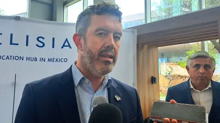 El presidente de la American Society of Mexico, Larry Rubin.
