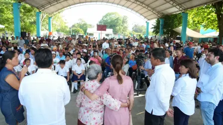 En Pijijiapan, Chiapas, la presidenta Sheinbaum supervisó los avances del Plan Nacional de Maíz Nativo.