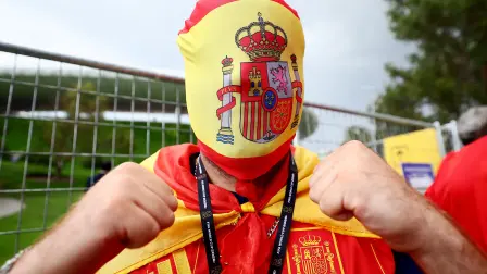 Fanático de la selección de España en el Mundial de Futbol 2026.