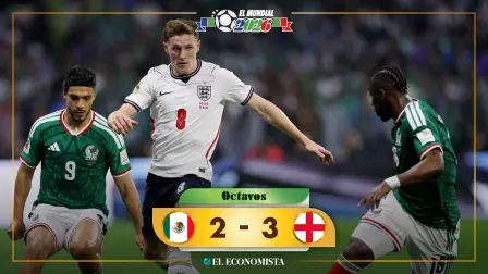 México 2 - Inglaterra 3