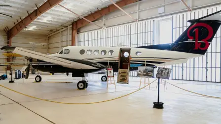 Avión en el que fue trasladado Ismael, "el Mayo", Zambada a Estados Unidos, que se exhibe en el Museo del Aire War Eagles.