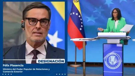 Designación de de Félix Plasencia como ministro del Poder Popular de Relaciones y Comercio Exterior.
