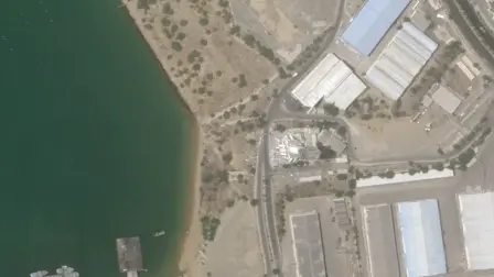 A satellite image shows damage at the control tower in the port of Chabahar, Iran, July 9, 2026, after the U.S. military said on Wednesday (July 8) it launched fresh strikes on Iran to keep the Strait of Hormuz open to shipping. 2026 PLANET LABS PBC/Handout via REUTERS THIS IMAGE HAS BEEN SUPPLIED BY A THIRD PARTY. MANDATORY CREDIT.