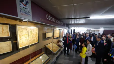 Códice Azcatitlan narra la peregrinación mexica a Tenochtitlan.