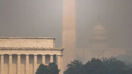 Contaminación del aire en Washington DC.