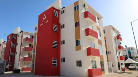 Vivienda para el Bienestar en Cancún, Quintana Roo.