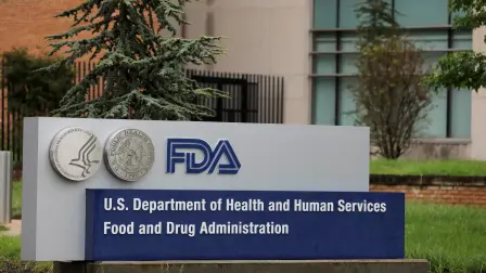 FILE PHOTO: Signage is seen outside of the Food and Drug Administration  headquarters in White Oak, Maryland, U.S., August 29, 2020. REUTERS/Andrew Kelly/File Photo