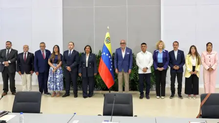Diálogo nacional entre Gobierno de Delcy Rodríguez y exdiputados opositores de la Asamblea Nacional de 2015.