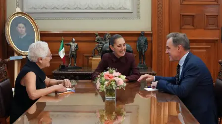 La presidenta de México, Claudia Sheinbaum, conversó con Niall Ferguson es un historiador británico especializado en historia económica y financiera del Reino Unido y Estados Unidos.