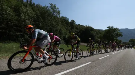 Ciclistas en el Tour de France.