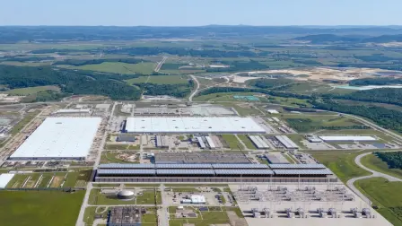 Recreación del campus tecnológico Ports-Pike en Ohio (EU).