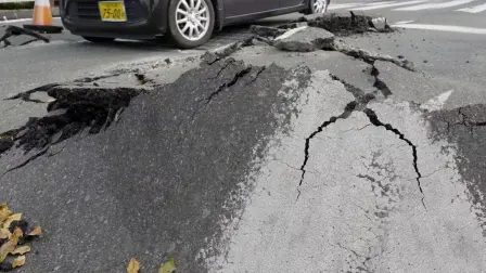 Desperfectos causados por un terremoto de magnitud 7.1 en Hikawa, Kumamoto, Japón, a finales de julio de 2026. Arafatmyt/Shutterstock
