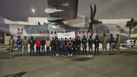 Fuerzas federales realizaron operativos simultáneos en 36 inmuebles de Hidalgo, Jalisco y Michoacán, donde detuvieron a 20 presuntos integrantes del CJNG.