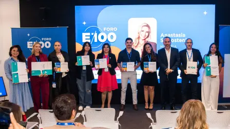 La generación E-100 2026 reúne a emprendedores de distintos tamaños y sectores.
