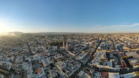 Imagen panorámica de Aguascalientes.