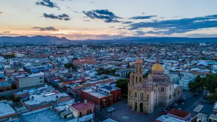 Imagen panorámica de Aguascalientes.