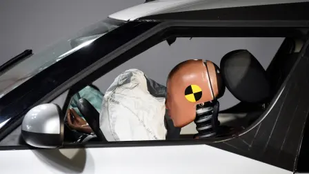 Bolsas de aire. Prueba de seguridad en autos.