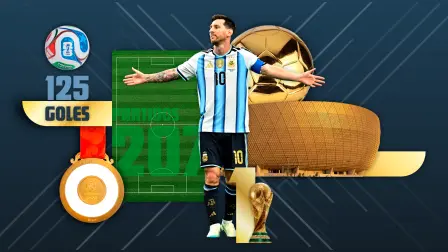 Lionel Messi cerró su historia con la Selección Argentina después de 207 partidos, 125 goles y 68 asistencias.