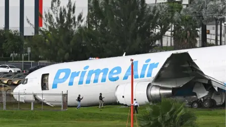 Accidente de avión de Amazon en Miami deja al menos cinco muertos