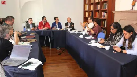FOTO: Reunión de trabajo entre Secretaría de Cultura y Segib. ESPECIAL