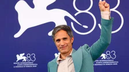 Gael García Bernal, en la Mostra.