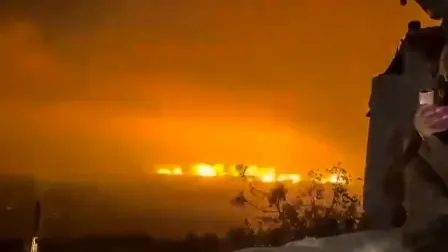Captura de pantalla, tomada de un video compartido por el Ministro de Defensa israelí, Israel Katz.