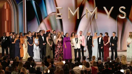 Scott Gemmill recibió e premio a la mejor serie dramática por "The Pitt" durante la 78.ª edición de los premios Primetime Emmy en Los Ángeles, California.