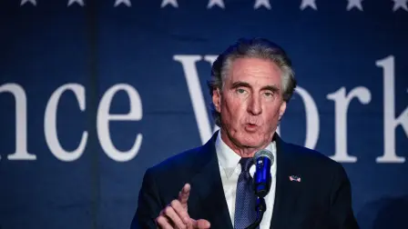 US Secretary Interior Doug Burgum speaks during a press conference in the framework of the G20 Ministerial meeting on Energy Abundance, in Houston, Texas, on September 14, 2026. The discussions are slated to run through September 16 in Houston, in the oil-rich US state of Texas. The meetings gather delegations from the world's largest economies -- including China, India, Japan and Germany -- with major oil producers set to attend, such as Canada and Saudi Arabia. (Photo by RONALDO SCHEMIDT / AFP)