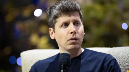 SAN FRANCISCO, CALIFORNIA - SEPTEMBER - 15: OpenAI CEO Sam Altman sits for a conversation with Salesforce CEO Marc Benioff at Salesforce's Dreamforce conference at the Moscone Center on September 15, 2026 in San Francisco, California. Dreamforce is an annual event that highlights the company's technologies and encourages professional networking.   Benjamin Fanjoy/Getty Images/AFP (Photo by Benjamin Fanjoy / GETTY IMAGES NORTH AMERICA / Getty Images via AFP)