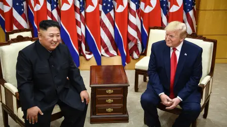 El líder norcoreano, Kim Jong Un y el presidente estadounidense, Donald Trump