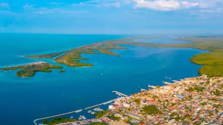 Panorámica de San Felipe, Yucatán.