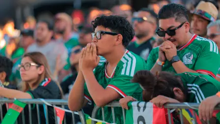 Fanáticos del futbol.
