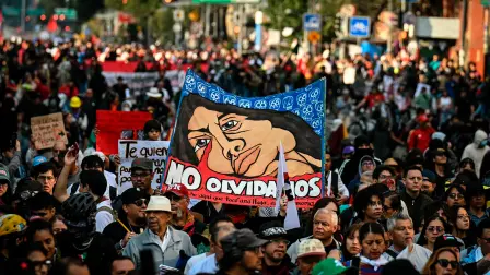 Marcha del 2 de octubre en la Ciudad de México.