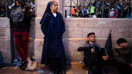 Miles caminan 60 km hasta Luján antes de primera visita papal desde 1982
