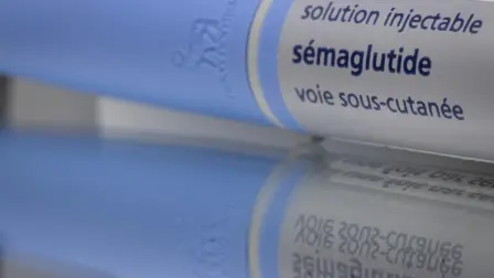 This photograph taken on February 23, 2023, in Paris, shows the anti-diabetic medication "Ozempic" (semaglutide) made by Danish pharmaceutical company "Novo Nordisk". On TikTok, the hashtag "#Ozempic" has reached more than 500 million views: this anti-diabetic medication is trending on the social network for its' slimming properties, a phenomenon that is causing supply shortages and worrying doctors. (Photo by JOEL SAGET / AFP)