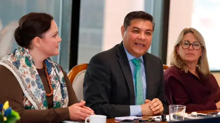 Primer Seminario para Periodistas sobre Sostenibilidad y Finanzas Sostenibles, organizado este martes por Banco Santander México y la Bolsa Mexicana de Valores.