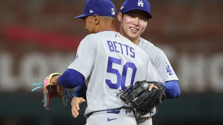 Los Ángeles Dodgers era el último equipo que había llegado a tres Series de Campeonato seguidas en la Liga Nacional.