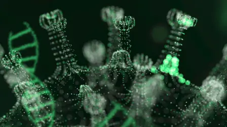 Detalle de un coronavirus. La incidencia de la covid está experimentando un repunte estos días en España.