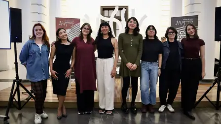 Ganadoras de la octava edición de la Bienal de pintura José Atanasio Monroy.