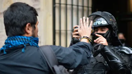 Protesa en Colombia.