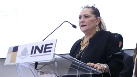 Guadalupe Taddei, consejera presidenta del INE.