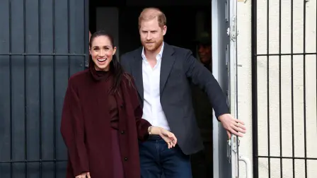 El príncipe Harry y su esposa Meghan Markle, duques de Sussex.