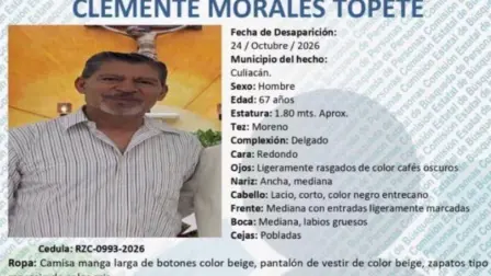 El padre Clemente Morales, de 67 años, fue visto por última vez en un sector de Culiacán