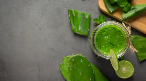 Jugos con nopal.