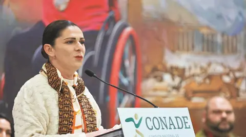 Ana Gabriela Guevara, directora de la Conade