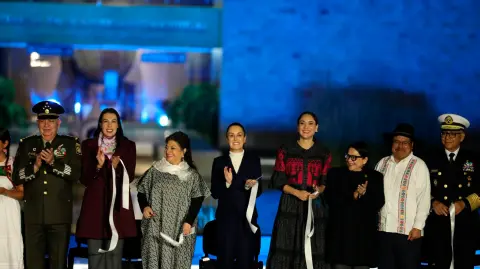 Claudia Sheinbaum, encabezó la reapertura de las renovadas Salas Etnográficas ubicadas en el segundo piso del Museo Nacional de Antropología.